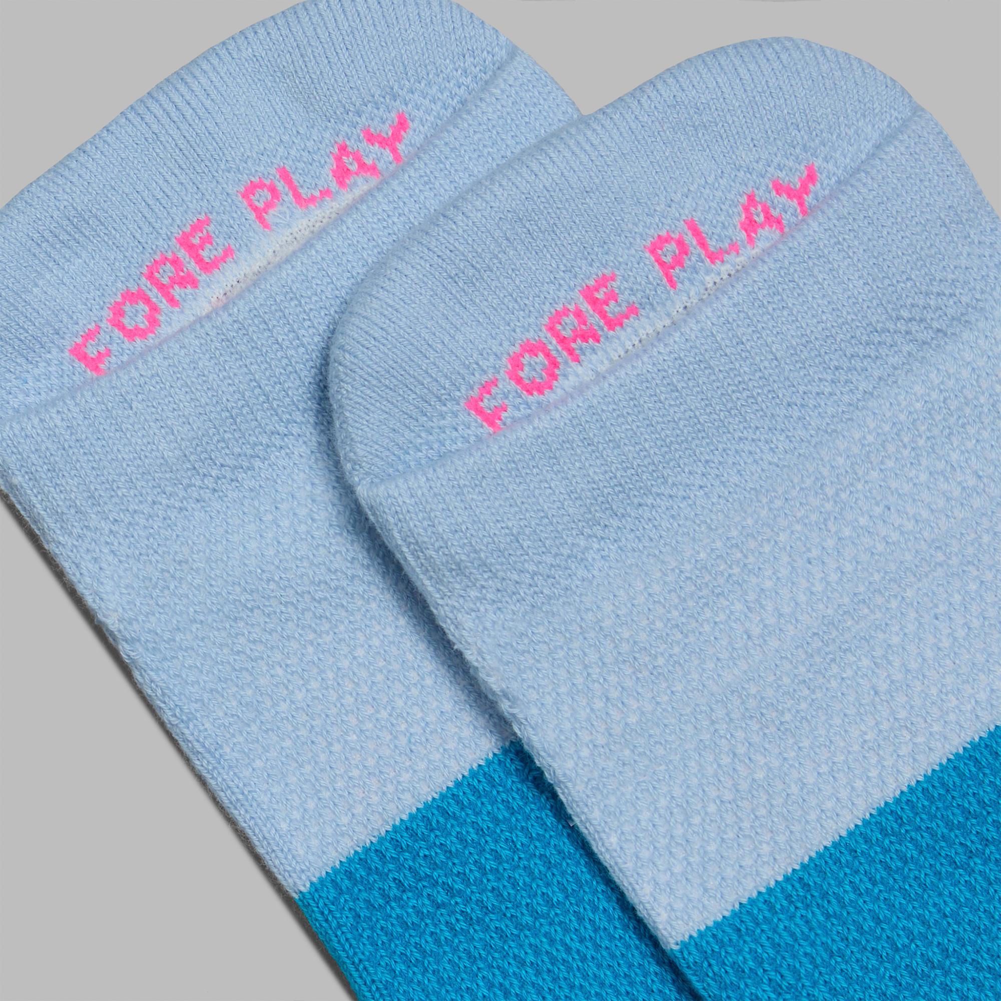 G/FORE Two Tone Fore Play Mens Ankle Socks Baja/Venetian